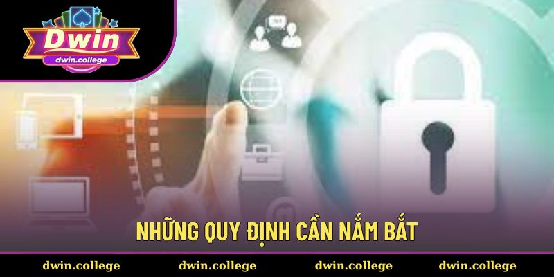 Quy định chính có trong chính sách
